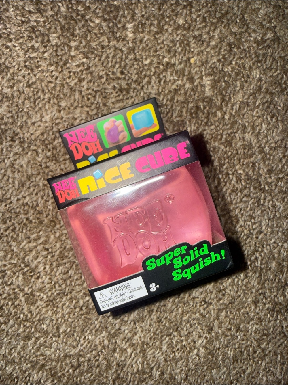 Pink Nice Cube Super Solid Squish needoh